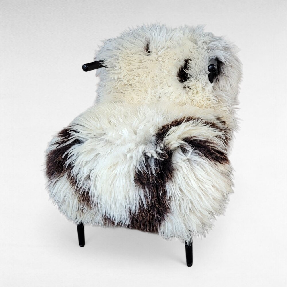 Extra Large Thick Plush Dutch Sheepskin Rug 51" x 32"